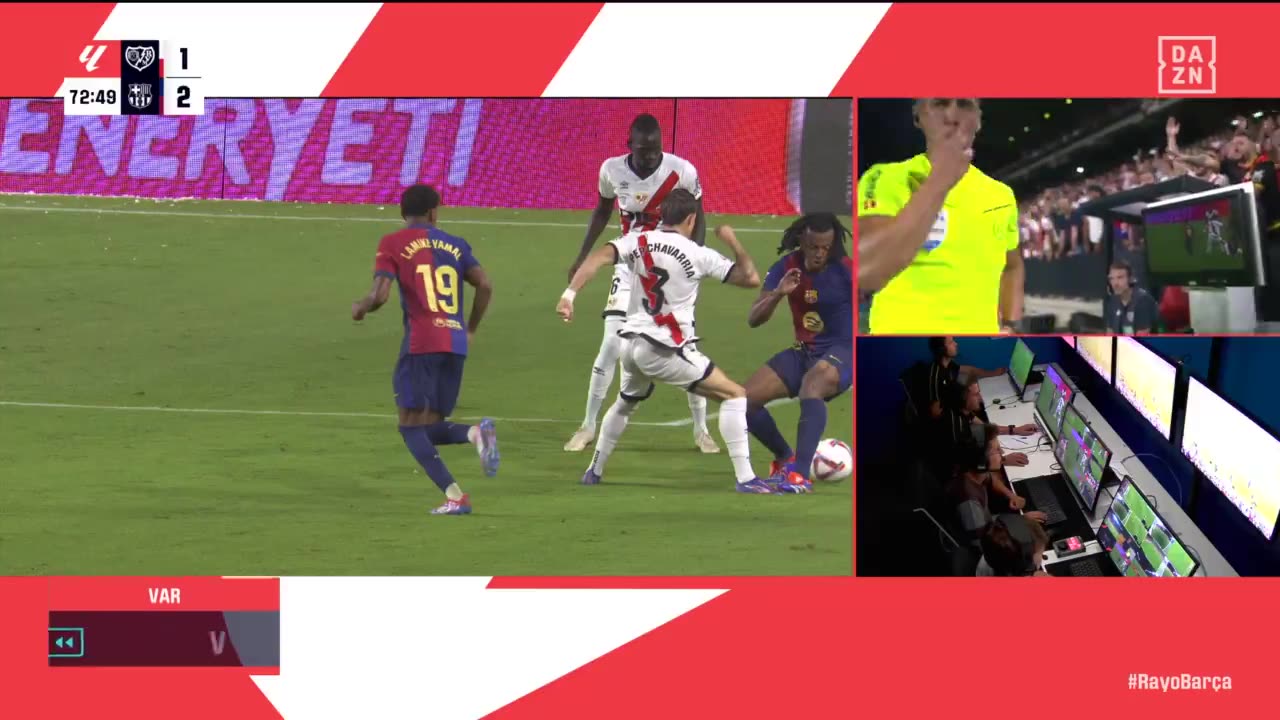 Referee Soto Grado disallowed the goal that put Barca in the lead