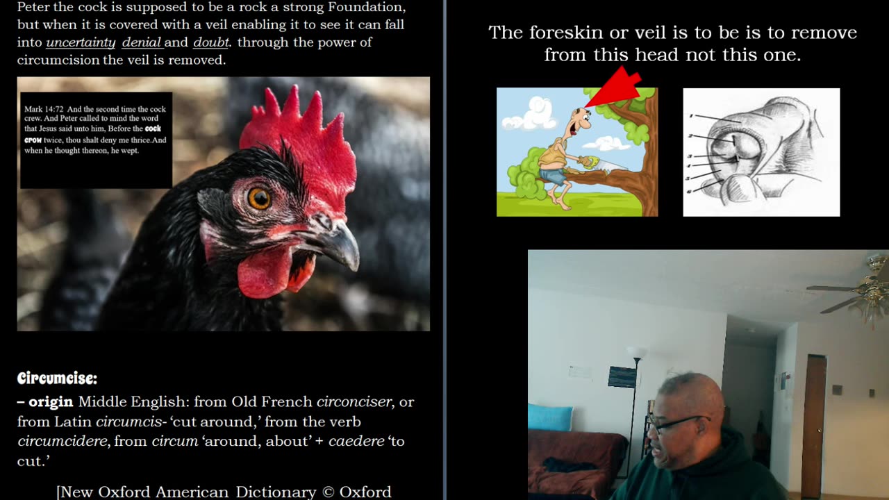 The true meaning of the circumcision of your Pecker, Peter Cock.
