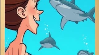 Mom Swims With Sharks! 🦈 Dad Pays the Price 😂 #DadJokes