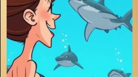Mom Swims With Sharks! 🦈 Dad Pays the Price 😂 #DadJokes