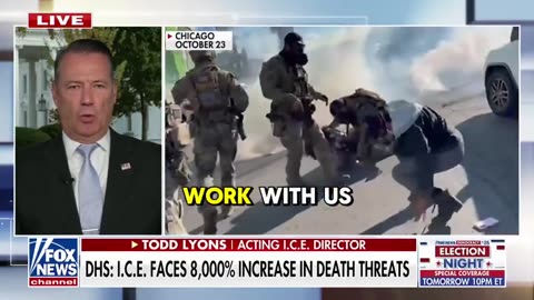 Acting ICE Director, Todd Lyons has a message to politicians fueling violent rhetoric