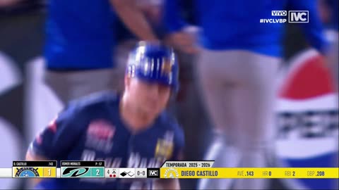 Diego Castillo sacó su primer HR