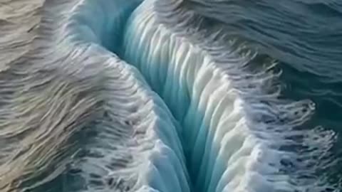 🌊 The Split Sea – Nature’s Astonishing Wonder!