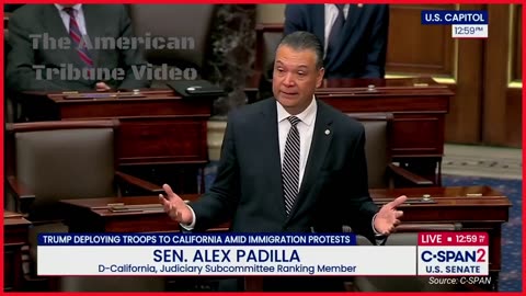 Woke Dem Arrested, Cuffed For Political Stunt Sheds Fake Tears On Senate Floor