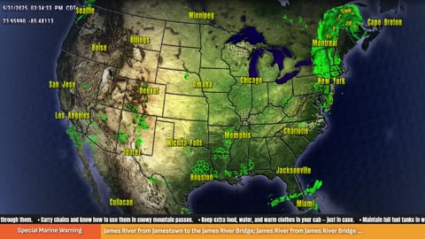 🌪 🚛 LIVE: Severe Weather Tracking for Truckers Today