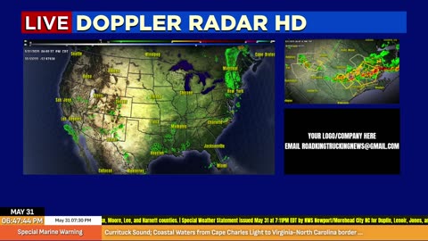 🌪 🚛 LIVE: Severe Weather Tracking for Truckers Today