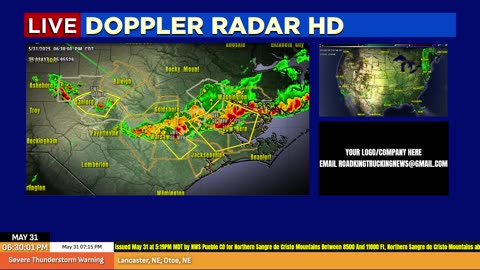 🌪 🚛 LIVE: Severe Weather Tracking for Truckers Today