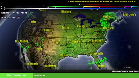 🌪 🚛 LIVE: Severe Weather Tracking for Truckers Today
