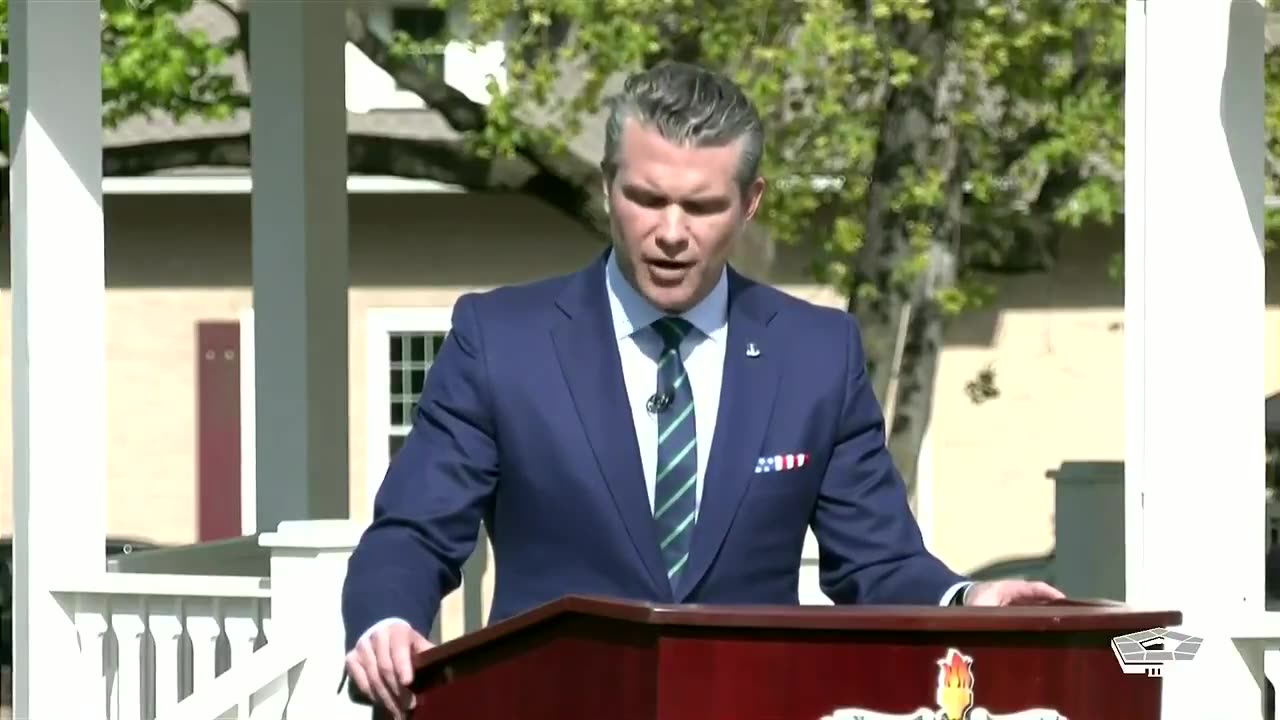 Pete Hegseth: "No more WOKE BS."