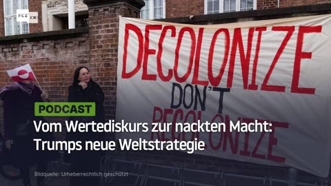 Vom Wertediskurs zur nackten Macht: Trumps neue Weltstrategie
