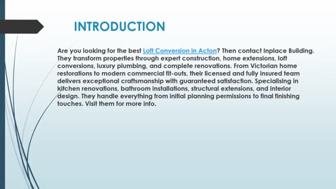 Looking for the best Loft Conversion in Acton