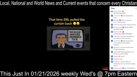 This Just In LIVE with Franz and Jay 1/21/26