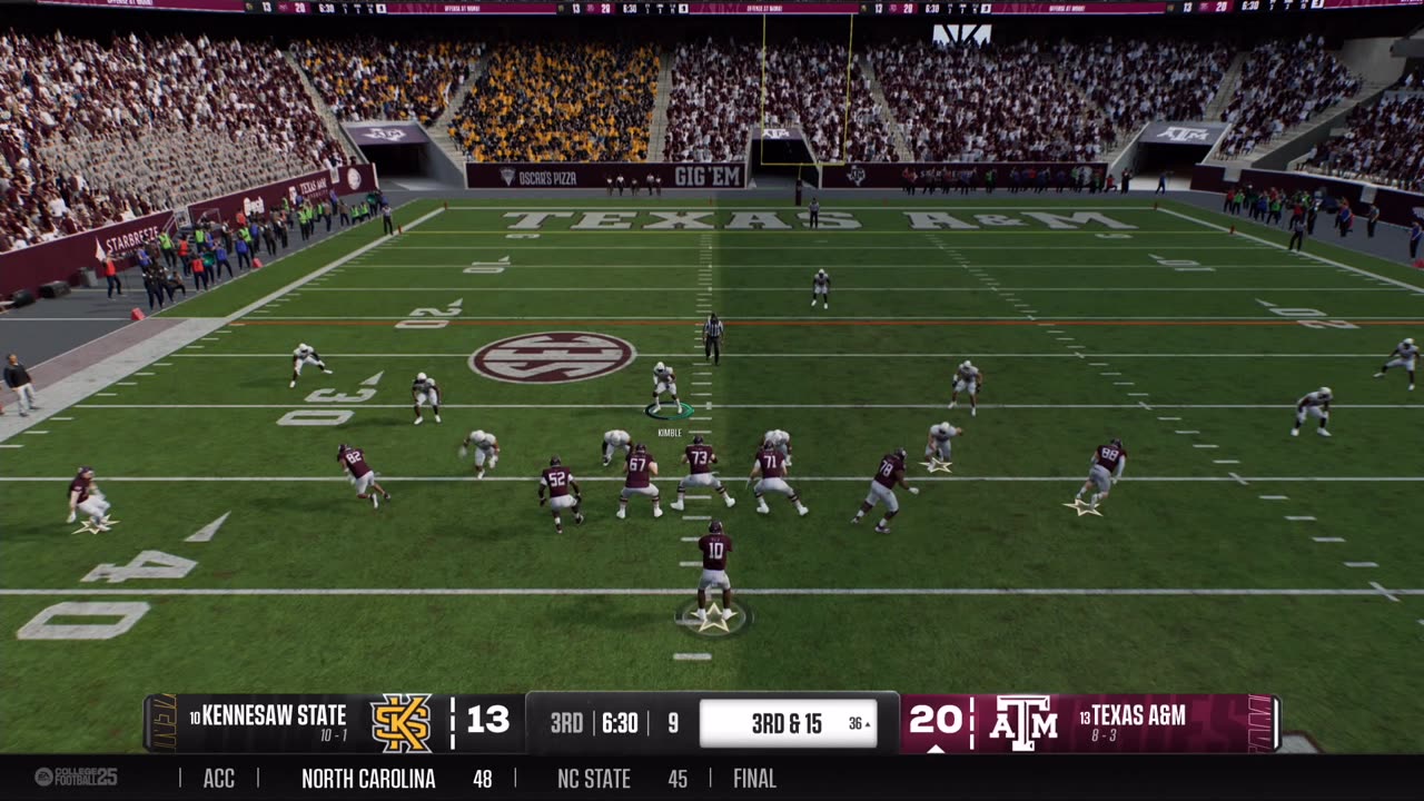 S3 Rebuild Kennesaw State vs Texas A&M Ep12: I go on another tirade of expletives!