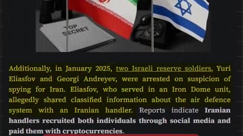 Israel faces an ''epidemic'' of Iranian spies