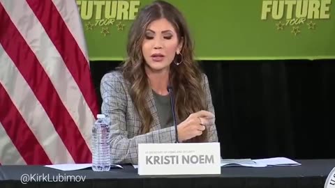 🚨Secretary of the US Department of Homeland Security Kristi Noem exposes Justin Trudeau