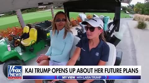 Kai Trump shares she wants to 'go pro' with golf