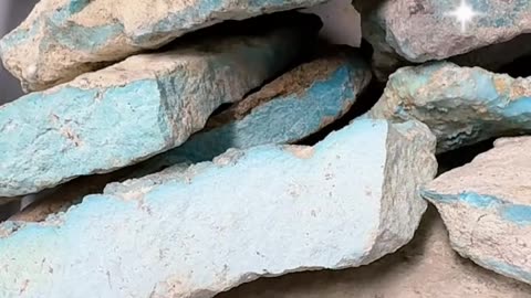 20250716-5 Natural Original Turquoise Rough:Unopened Geologic Treasure Blind Box