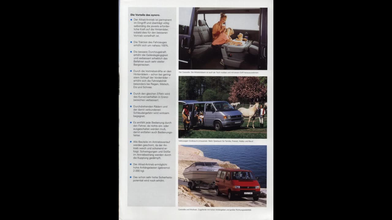 1994 VW Syncro brochure No Sound, Historical Reference