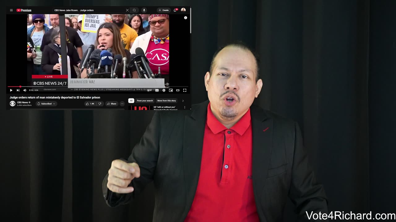 Episode #002 -- Independent Politics - Reverse Deportation - Federal Judge - Due Process - El Salvador