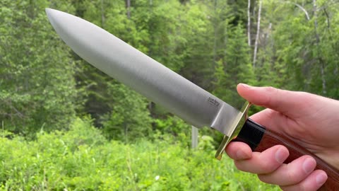 New Mike Stewart Bowie by Bark River! Quick look by www.bushcraftcanada.com