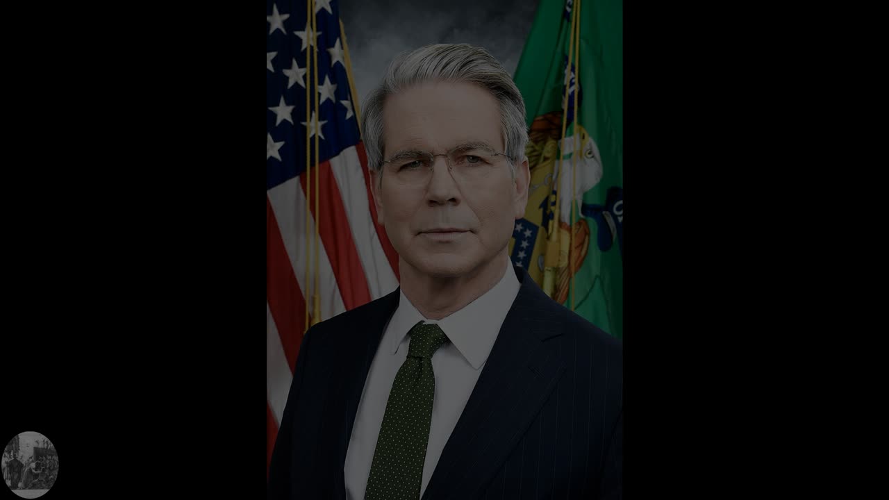 Secretary of the Treasury "Scott Bessent" is Wearing a Mask