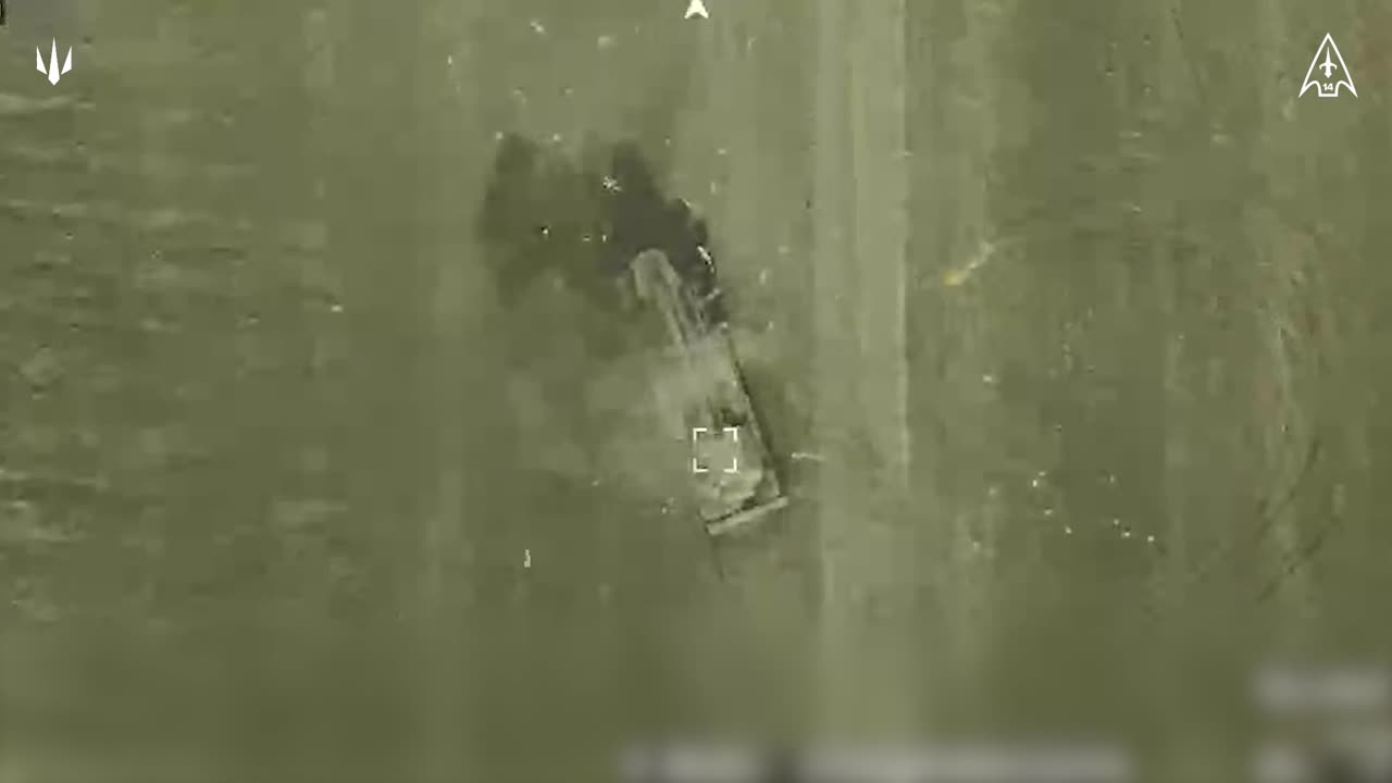 Drone Strikes Destroy a Russian Buk Surface-to-Air Missile Launcher