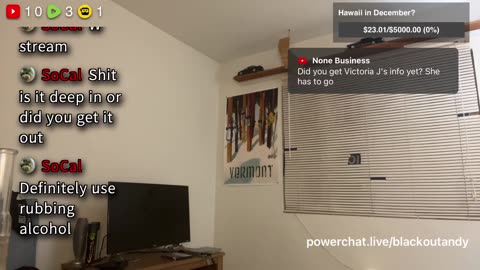 09/07/25 Blackout Andy VOD: "Sitting in silence cause J00tube Free TTS"