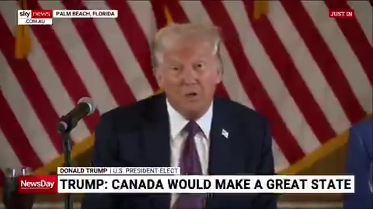 🇺🇸 Trump: “Canada Survives on U.S. Subsidies — Should Be Our 51st State