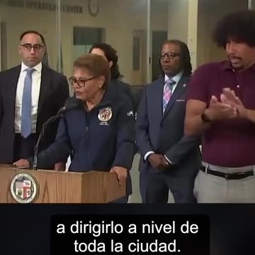 Karen Bass says city employees cannot clean all the destruction in downtown Los Angeles