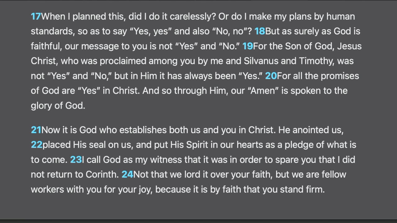 2 Corinthians 1