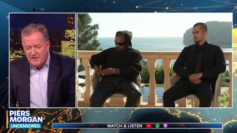 “COWARD!” Kanye West Ye WALKS OUT On Piers Morgan Interview - Percival_TV PART 7