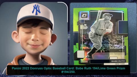 Babe Ruth Baseball Cards- juny 28, 2025