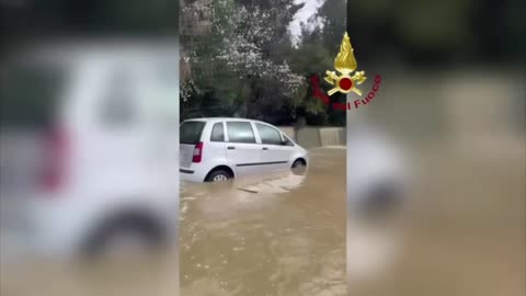 Maltempo 14 marzo 2025, le operazioni di soccorso a Sesto Fiorentino