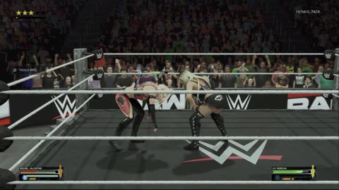 wwe 2k25 275 universe Rachel Valentine VS Liv Morgan