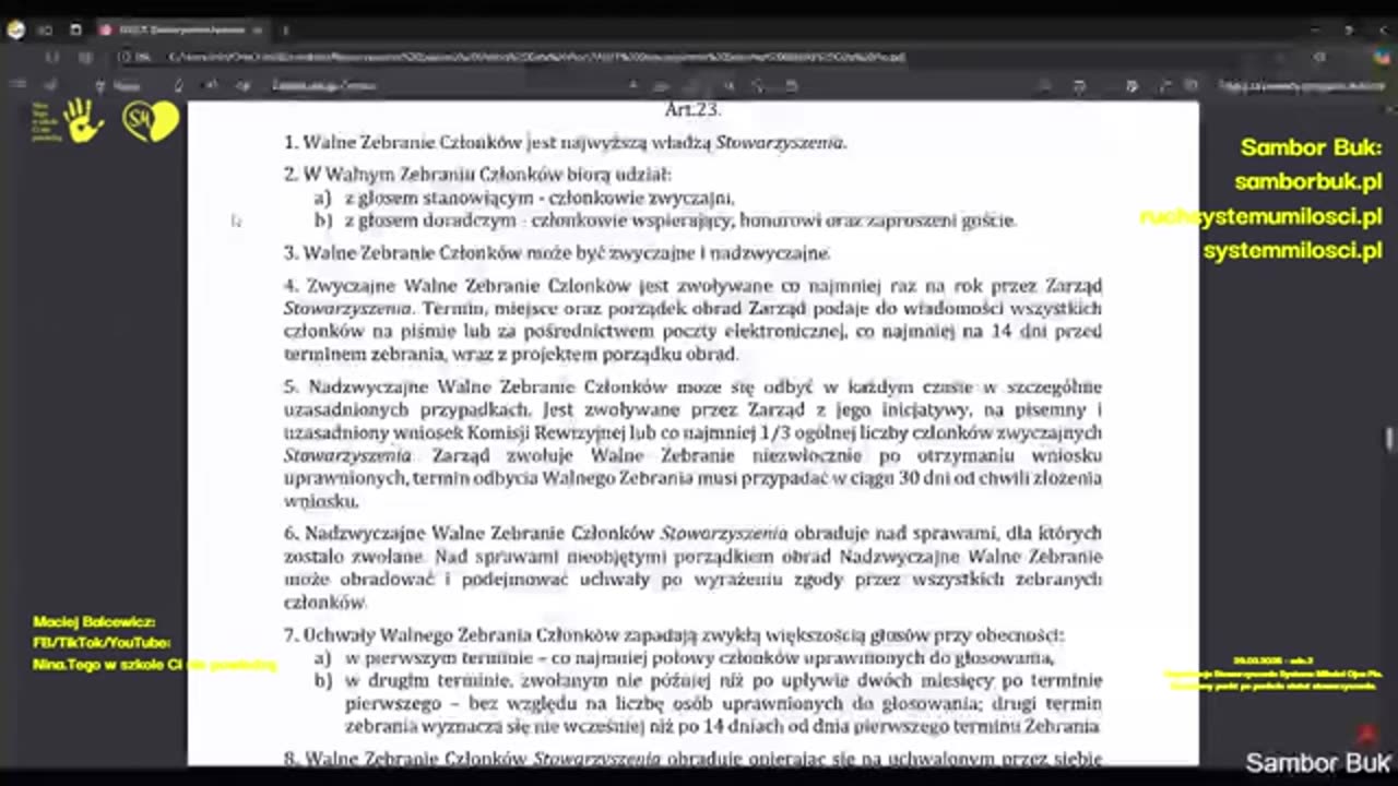 Organizacja Stowarzyszenia Systemu Miłości O.Pio cz.2