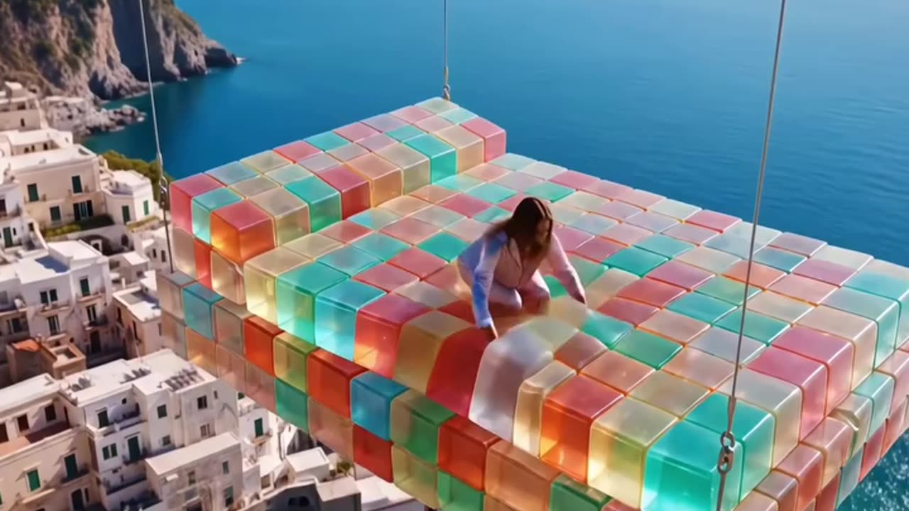 Choose your floating bed part2 -Which one would you dare to sleep in 😈📍Bubble gum bed - Pretze