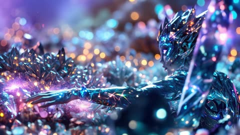 Alien Worlds - Crystaline - What If Aliens Were Made of Crystals - 8K AI Generated Video