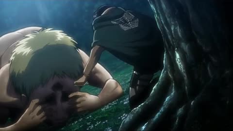 Ilsa Langnar Confronts a Titan - 'Why Do You Eat Us?' | Attack on Titan S1E1