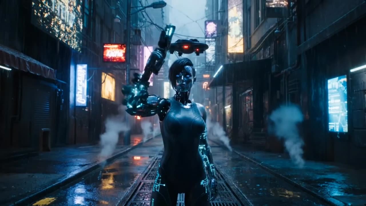 Cyberpunk Escape | Android Unit 734 Breaks Free from Neo-Tokyo (Cinematic Sci-Fi Short)