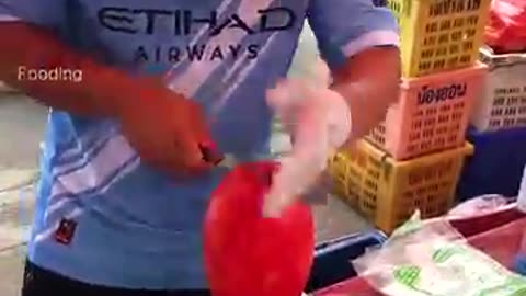 Bangkok's Popular $1 Bright Red Watermelon Cutting You Have to See!