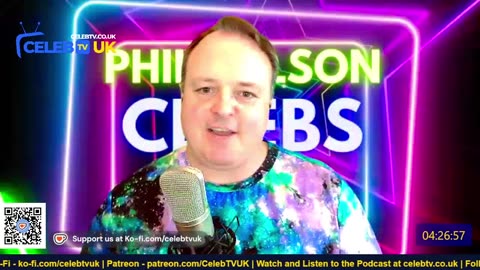 CELEB TV UK – Home Of Phil Wilson Chats With Celebs