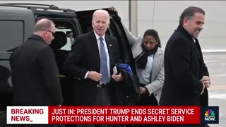 No More Secret Service Protection for Hunter and Ashley Biden – President Trump