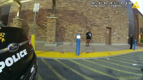 Bodycam video shows woman charging at Bakersfield officers with knife at Walmart, leads to shooting