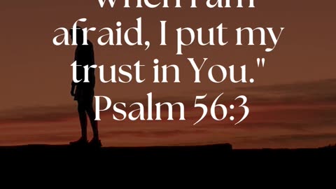 Let trust in God replace your worry.