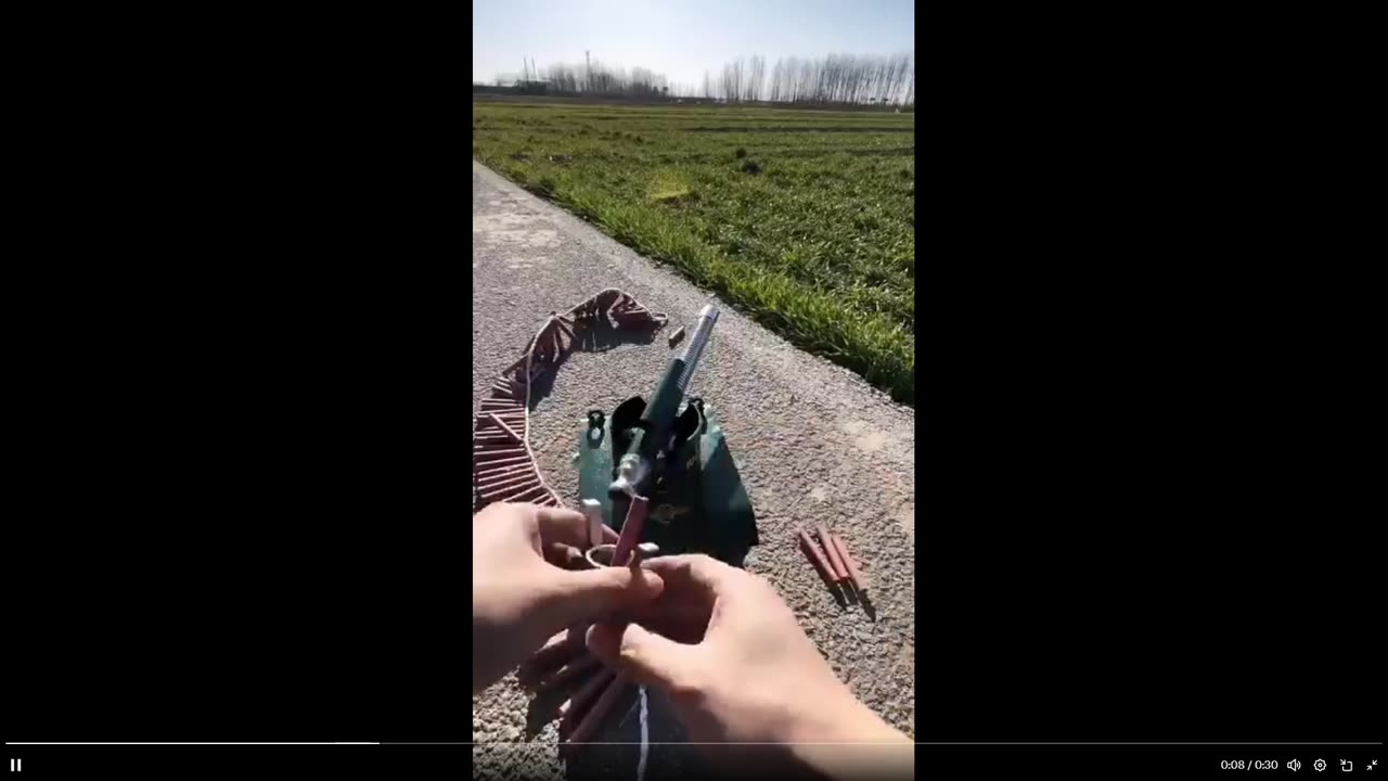 This guy made a working mini cannon. Nice huh! Fast 30 sec clip