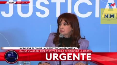 Cristina Kirchner diz que “ser presa é um certificado de dignidade”