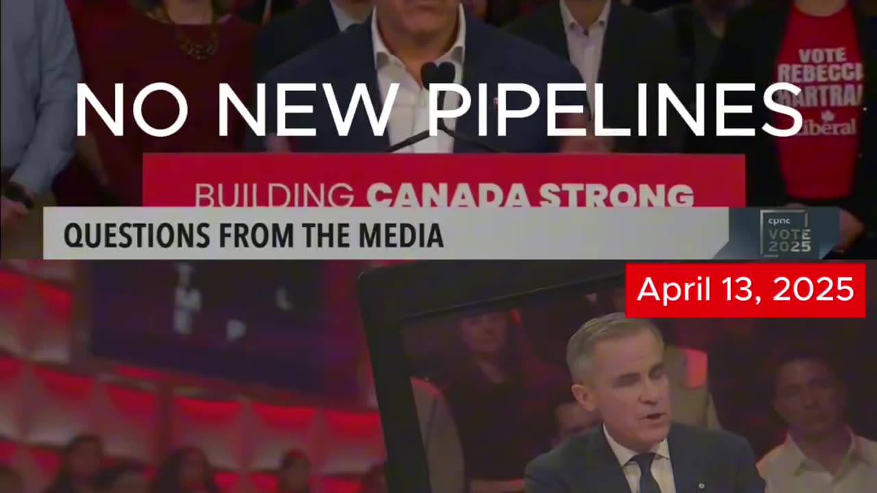 Two weeks ago at a presser in Winnipeg, Mark Carney said he will NOT