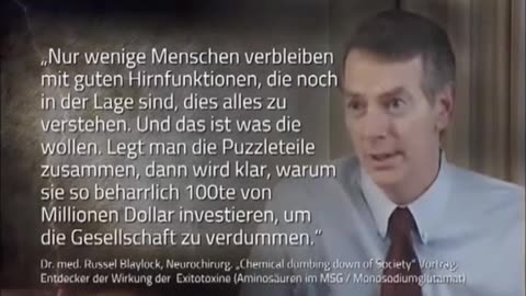 Der Mensch isst sich dumm ?