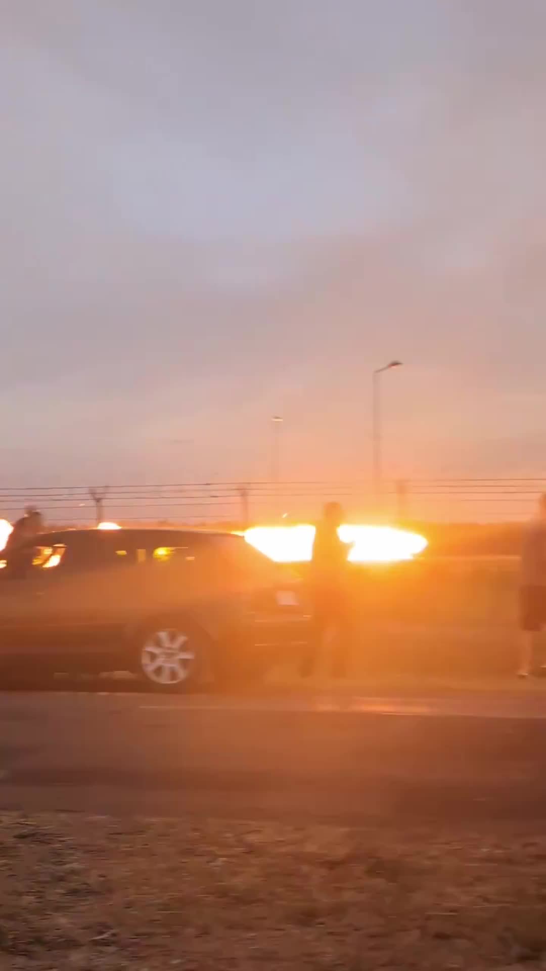 Additional footage of the Polish Air Force F-16 demonstrator crash this evening in Radom