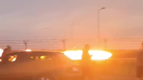 Additional footage of the Polish Air Force F-16 demonstrator crash this evening in Radom